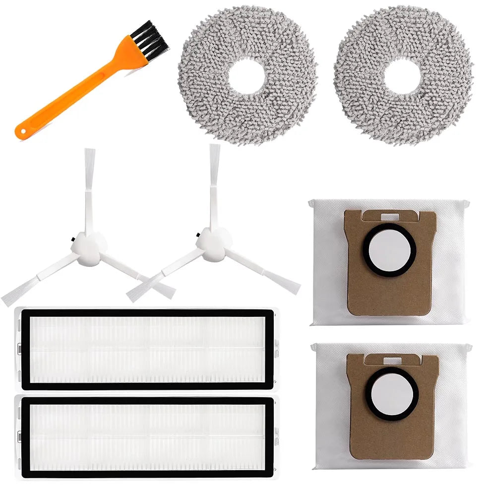 Dust Bag Mop Cloth Accessories For Xiaomi Robot Vacuum X20+/X10+/X20 Plus/X10 Plus Main Side Brush Hepa Filter Replacement Parts