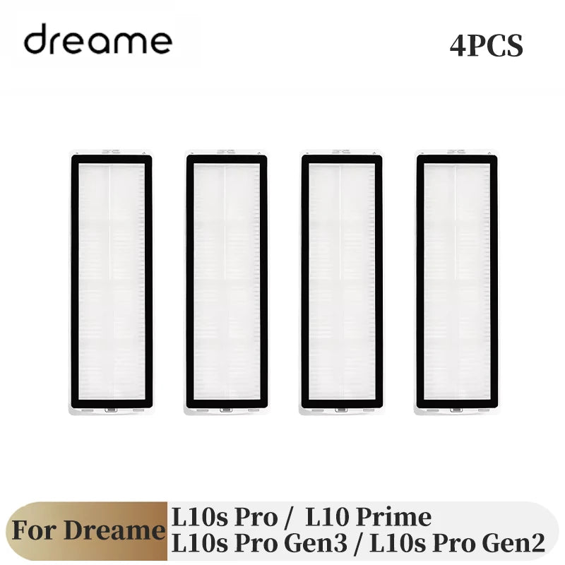 For Dreame L10s Pro Gen 3 / L10s Pro Gen 2 / L10s Pro / L10 Prime Robot Vacuum Spare Parts Main Side Brushes Mop Cloths Filters