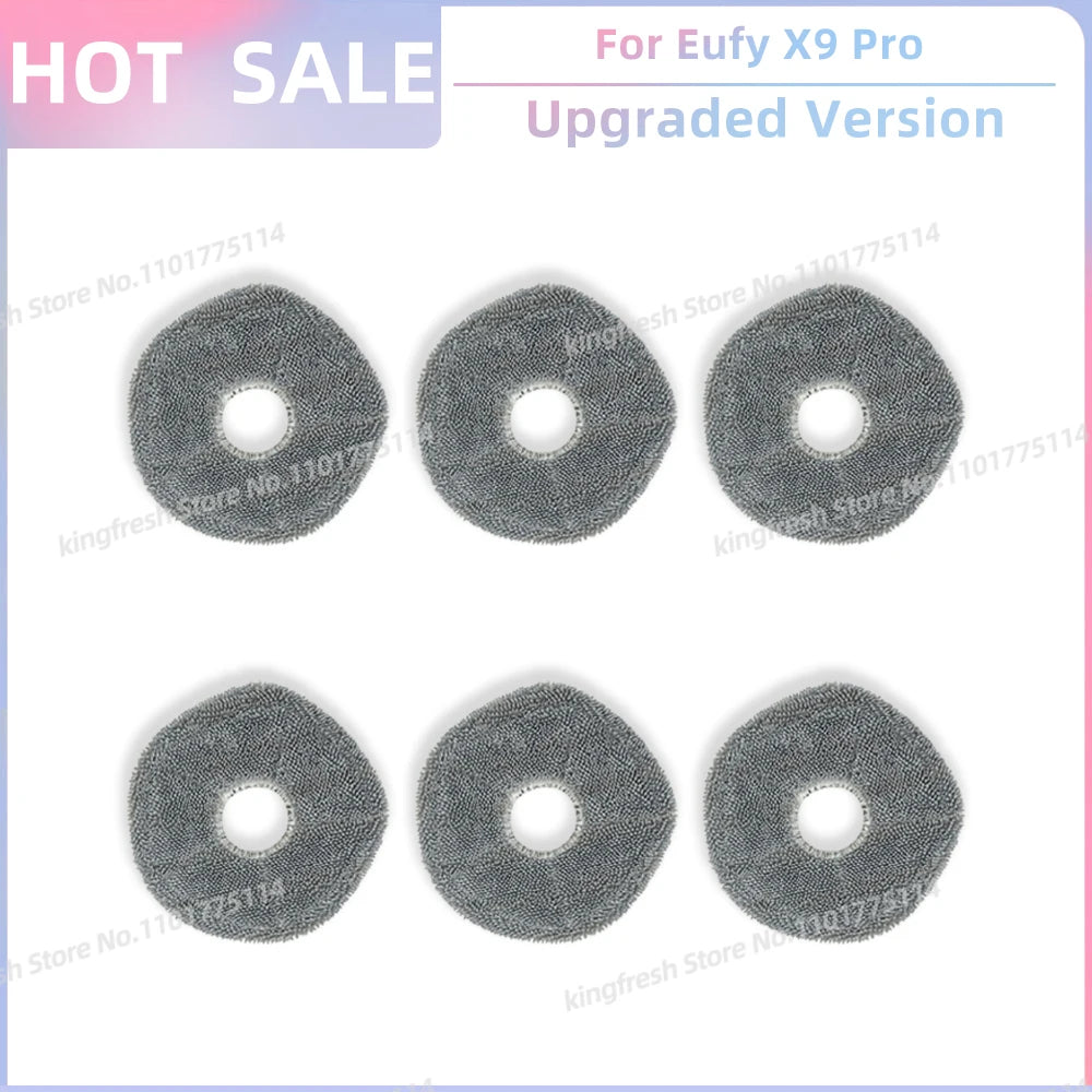Compatible For Eufy X9 Pro Robot Vacuum Replacement Parts Main Roller Side Brush Hepa Filter Mop Cloth Pad Accessories