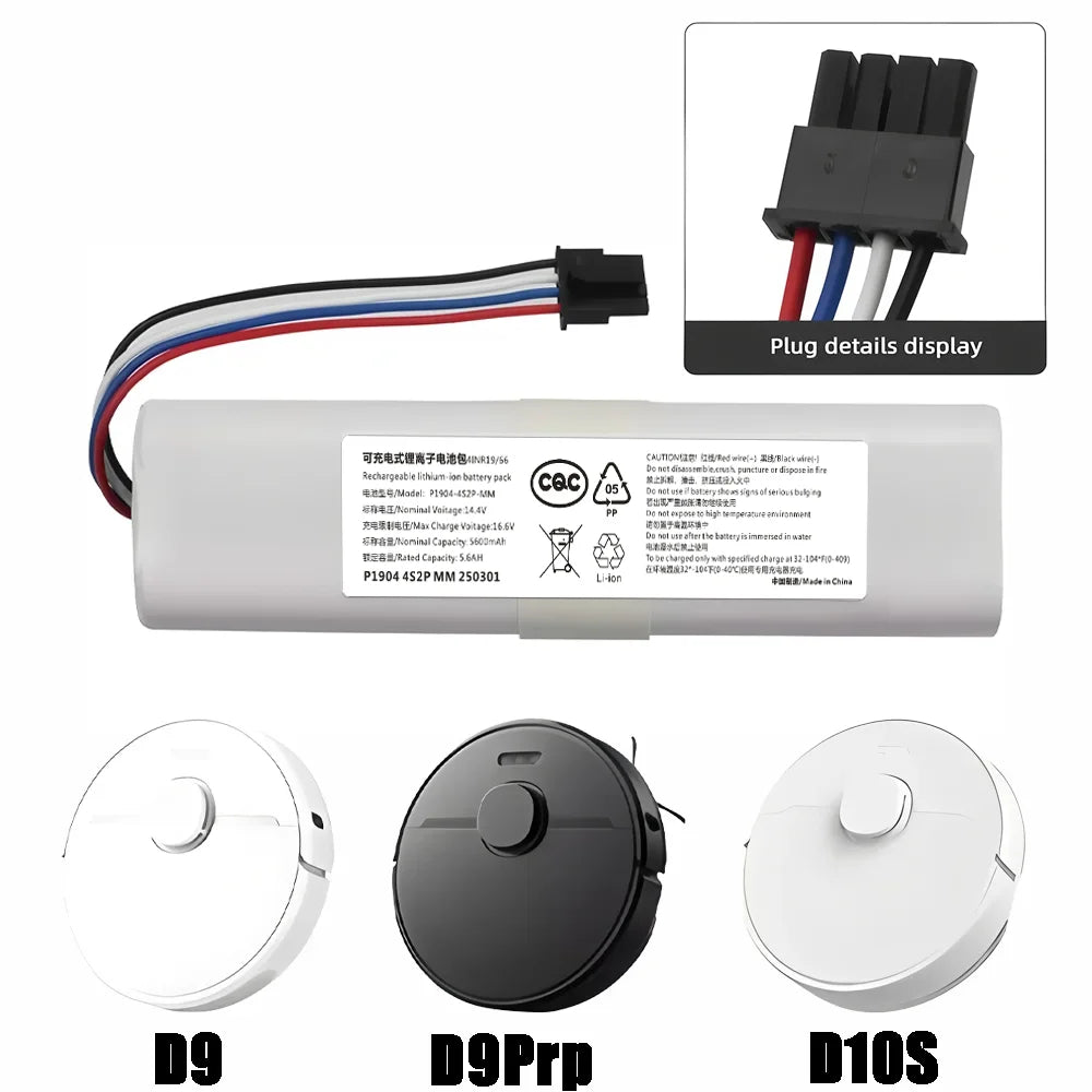 14.4V 5600mAh Replacement Battery 4S2P-MMBK P2150-4S2P-XWDLS