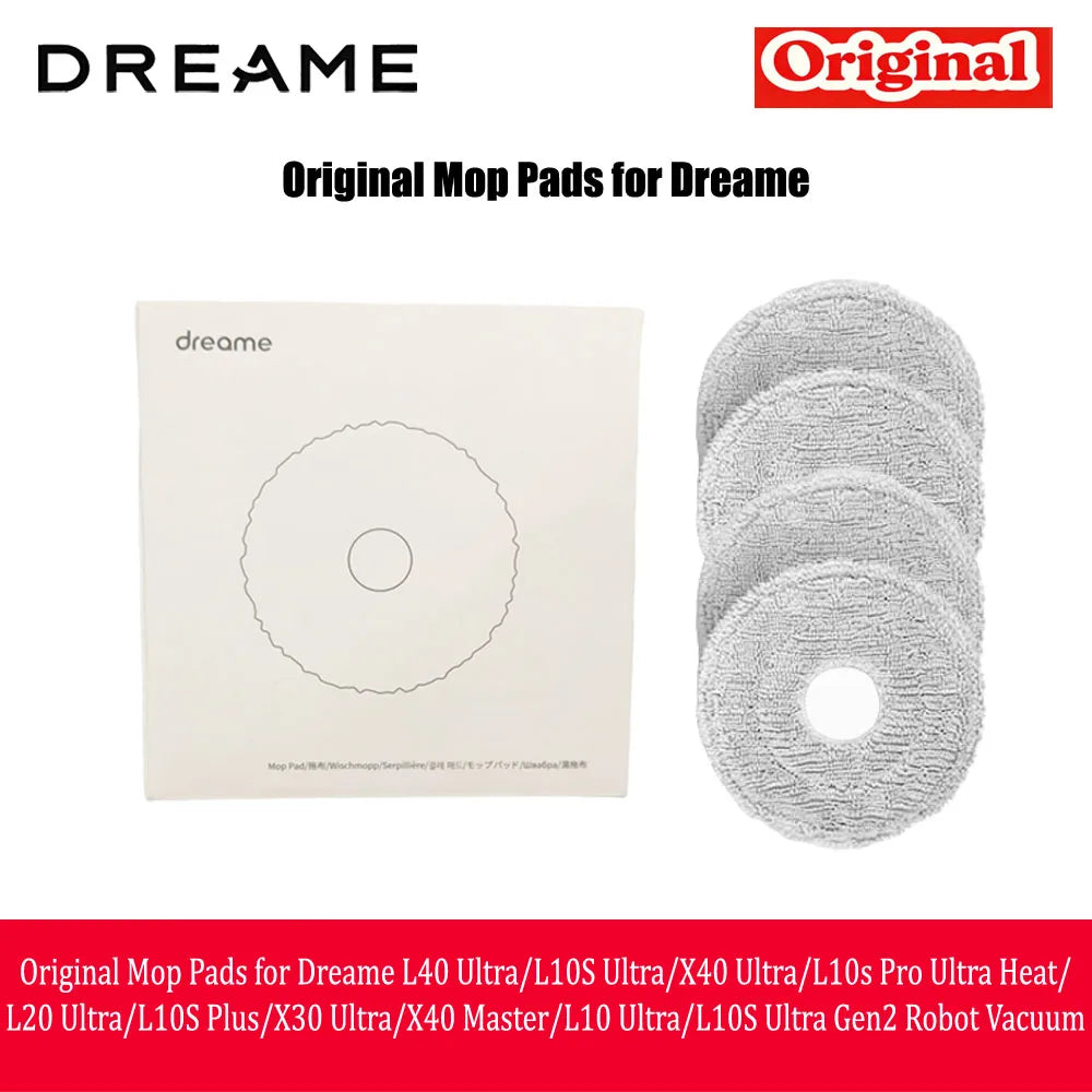 Original Mop Pads for Dreame L40 Ultra/L10S Ultra/X40 Ultra/