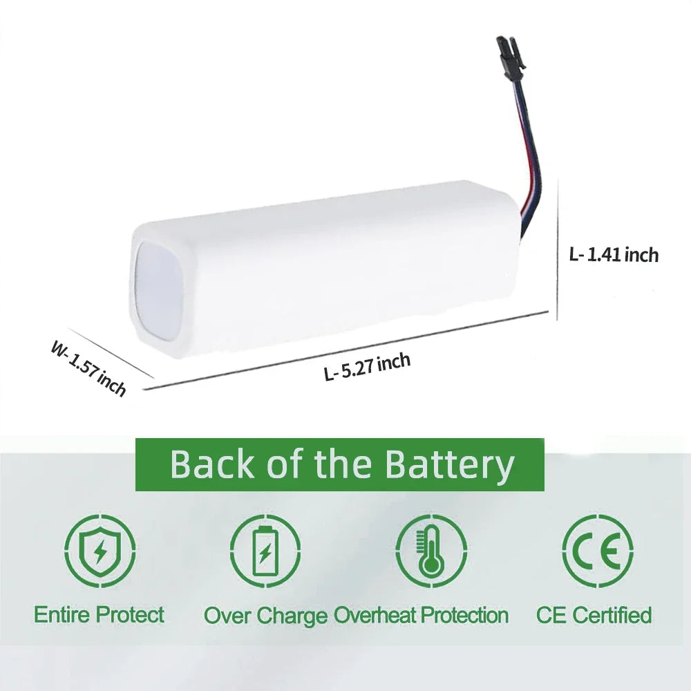 P2008-4S2P-MMBK Battery for Dreame D9 Max F9 Z10 L10 Pro L10