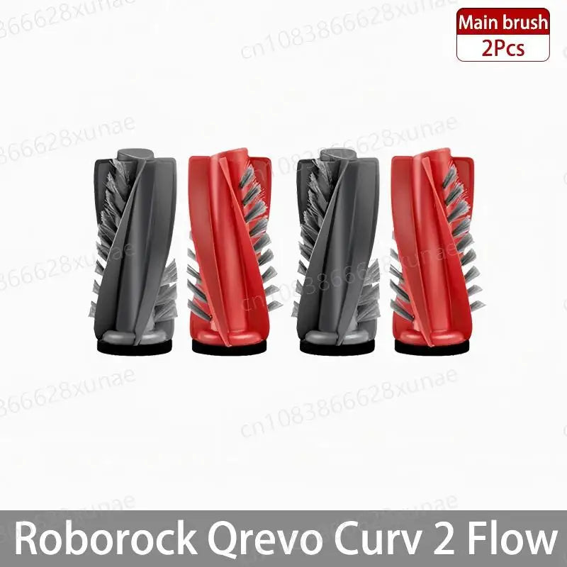 Roborock Qrevo Curv 2 Flow/Qrevo Curv 2 Flow Robot Vacuum Accessorie Main Side Brushe Mop Cloth HEPA Filter Dust Bag Spare Parts