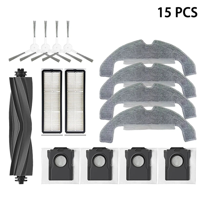 Dreame D10 Plus Gen 2 RLD32GD Robot Vacuum Cleaner Accessories Main Side Brush HEPA Filter Mop Cloths Dust Bag Spare Parts