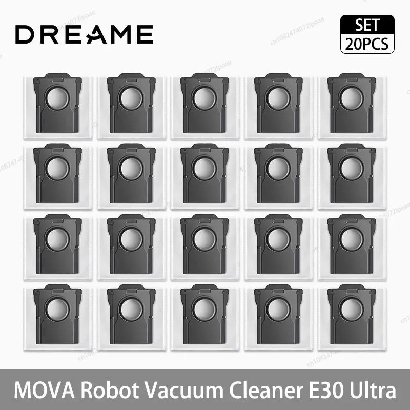 For MOVA E30 Ultra Robot Vacuum Cleaner Replacement Accessories Main Side Brush Mop Cloth HEPA Filter Dust Bag Spare Parts