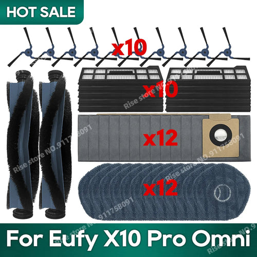 Accessories fit for Eufy X10 Pro Omni Robot Vacuum Dust Bag 