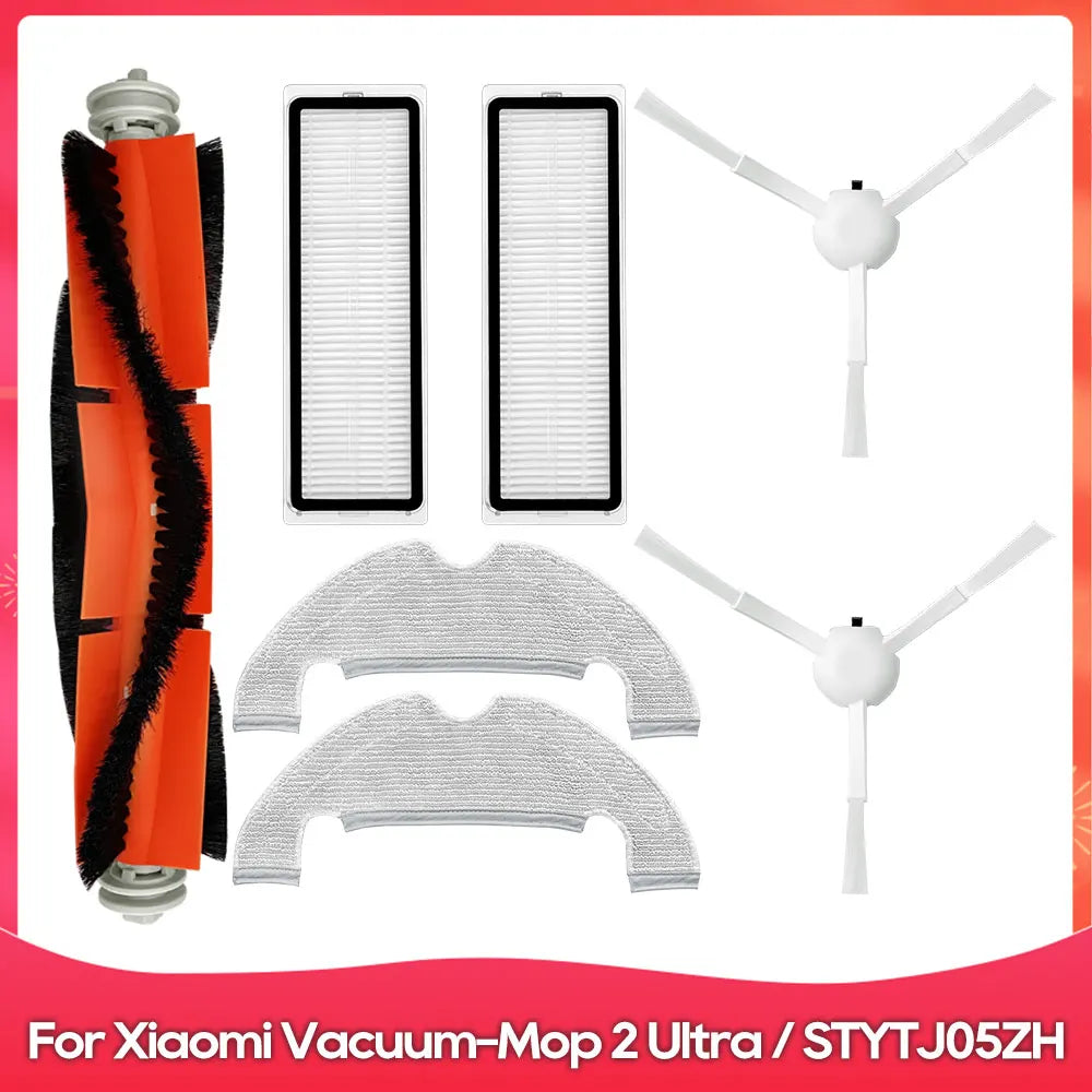 Fit For ( Xiaomi Mi Robot Vacuum Mop 2 Ultra / STYTJ05ZHM ) Main Side Brush Hepa Filter Mop Rag Dust Bag Replacement Spare Part