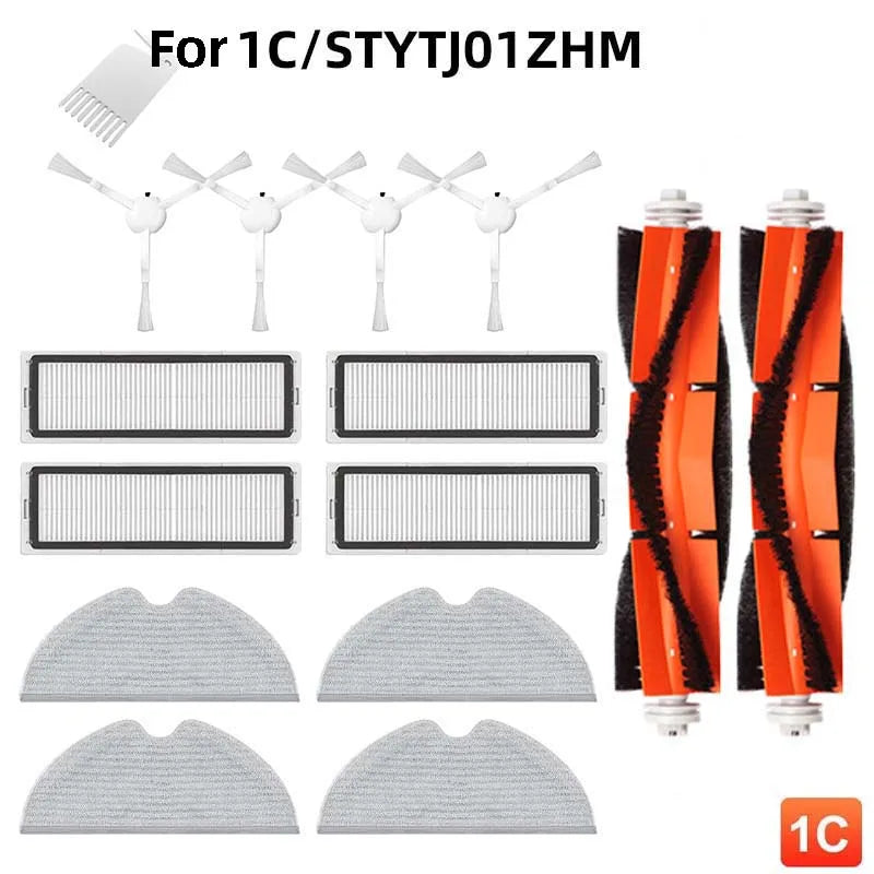 For Xiaomi Mijia 1C STYTJ01ZHM Side Main Brush Water Tank Mop Cloth HEPA Filter Parts Kit Robot Vacuum Cleaner Accessories