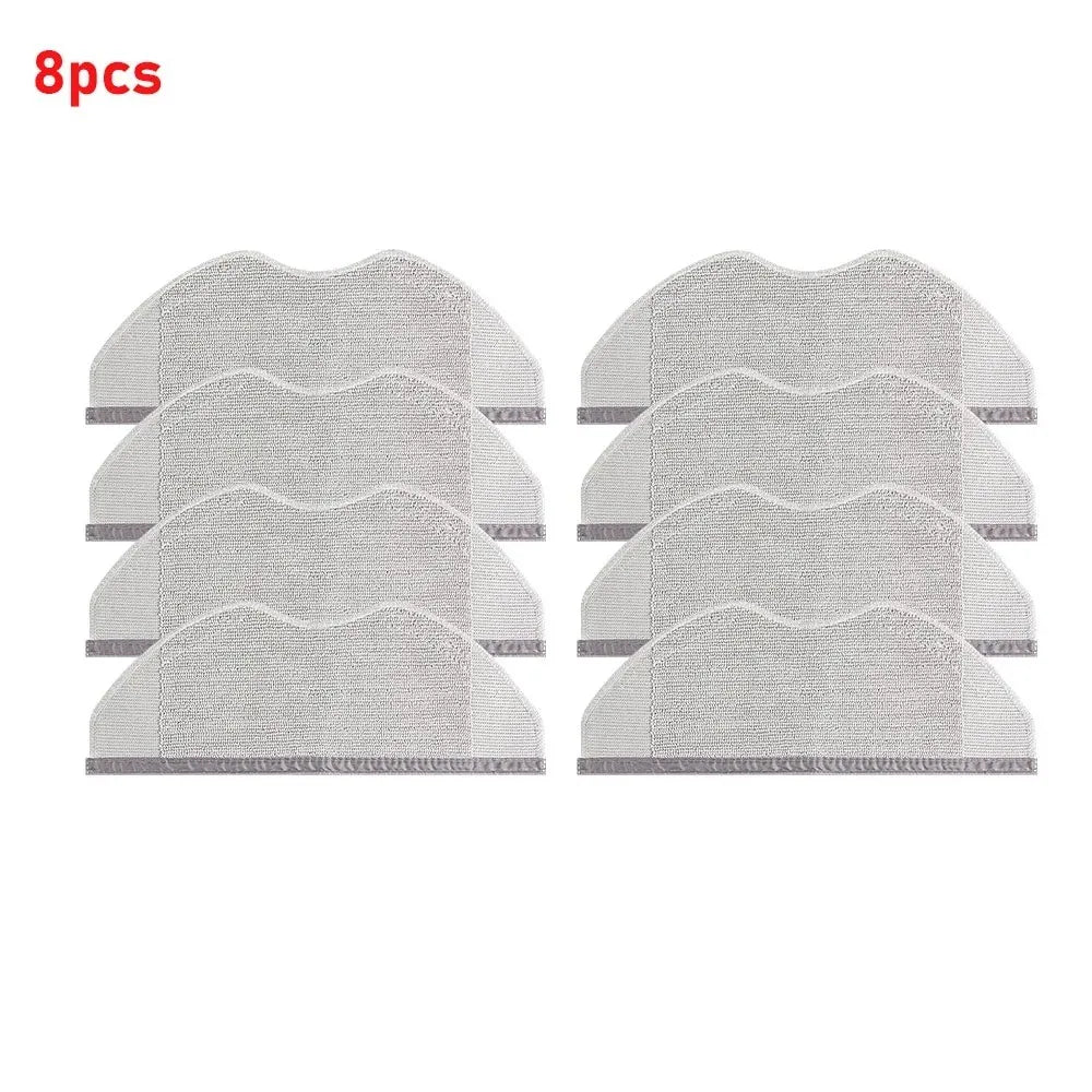 2/4/5/6/8/10/15/20pcs Mop Cloth For Xiaomi Robot Vacuum S40 OV81 S40C E101 H40 OV51 Robot Vacuum Cleaner Washable Mop Pads Part