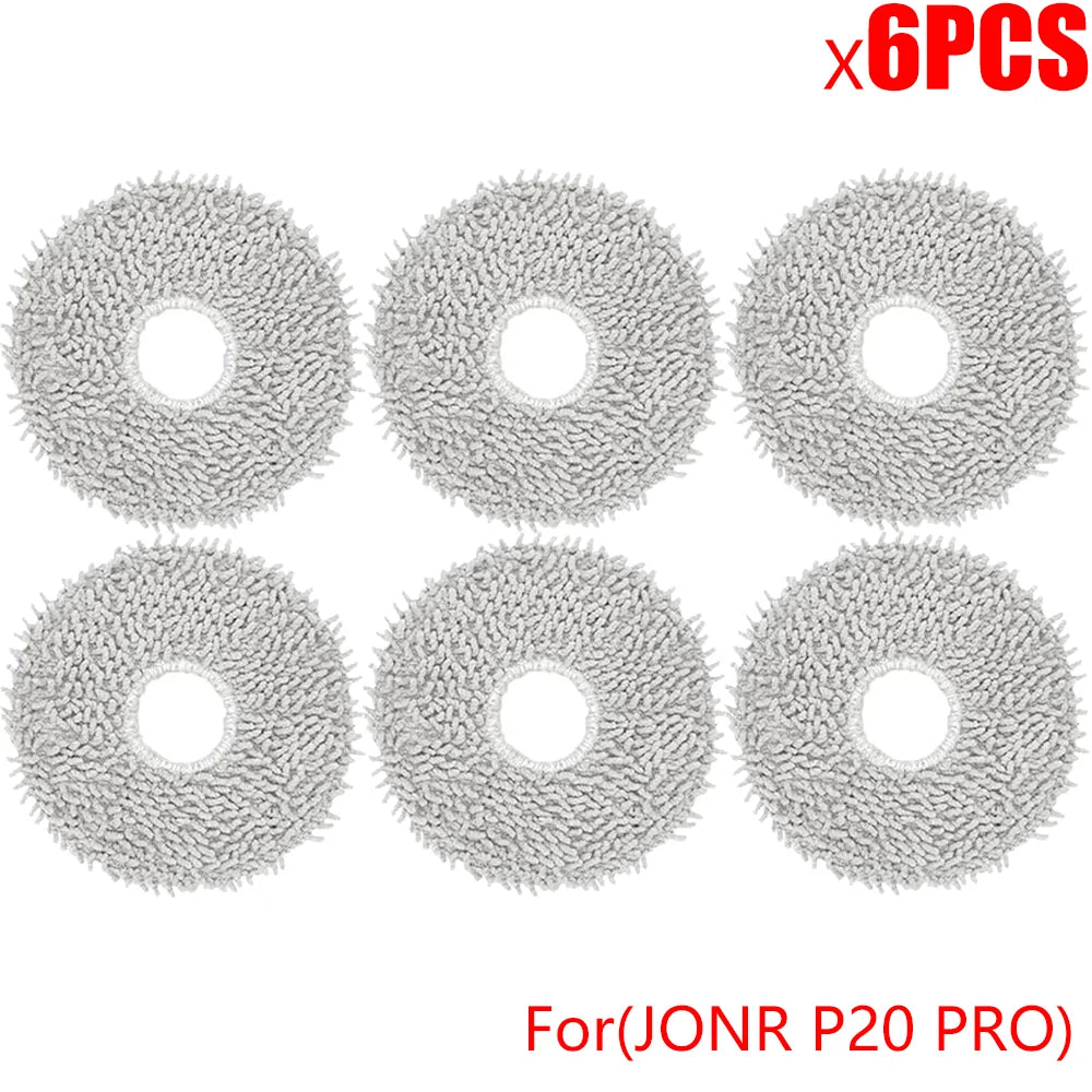 For JONR P20 PRO Vacuum Robot Accessories Side Brush Mop Cloth Dust Bag Efficient Microfiber Spare Cleaning Parts Replacement