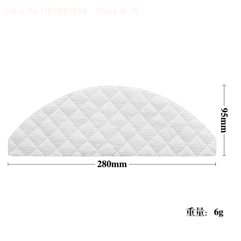 100 Pcs Disposable Mop Rag Pads For Xiaomi Roidmi EVE Plus R