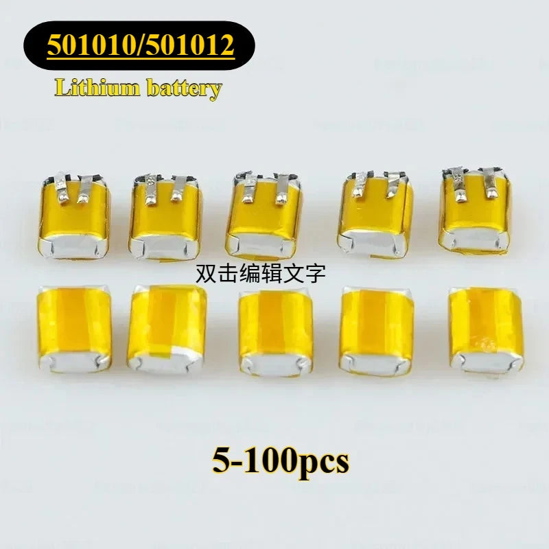 5-100pcs Lipo Rechargeable Polymer Lithium Batteries 501010 