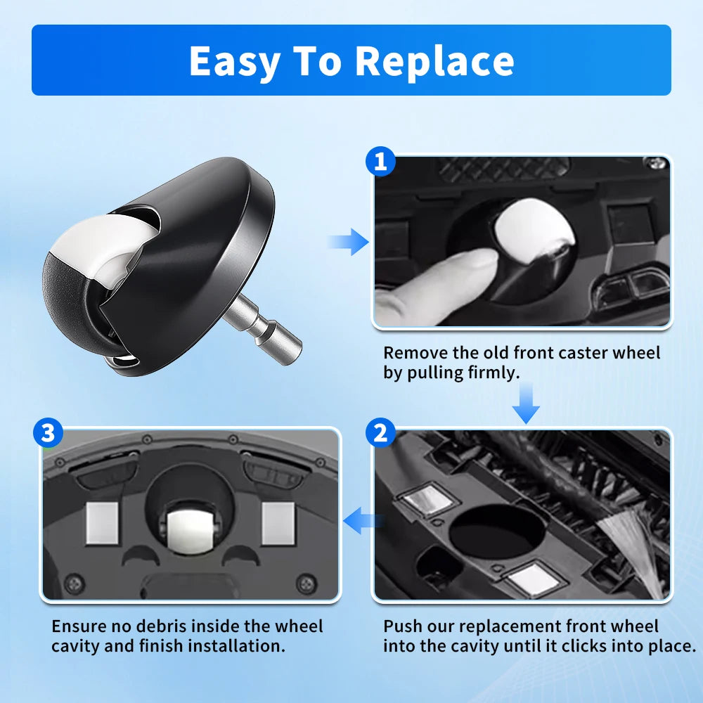 Casters Front Wheel for Xiaomi 1S 1C For Roborock S5 S50 S6 