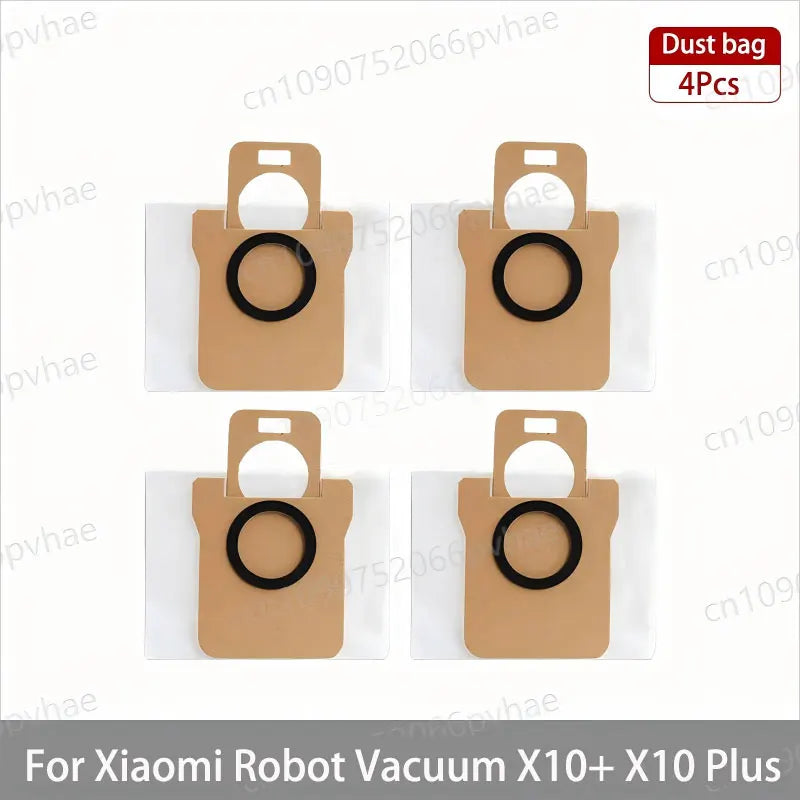 For Xiaomi Robot Vacuum X10+ / X10 Plus Parts Accessories Main Brush Side Brush Hepa Filter Mop Cloth Dust Bag Replacement Spare