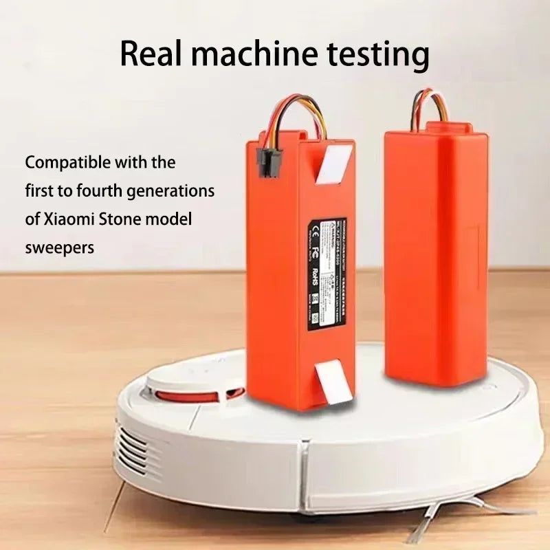 14.4V BRR-2P4S-5200S Robotic Vacuum Cleaner Battery For Xiao