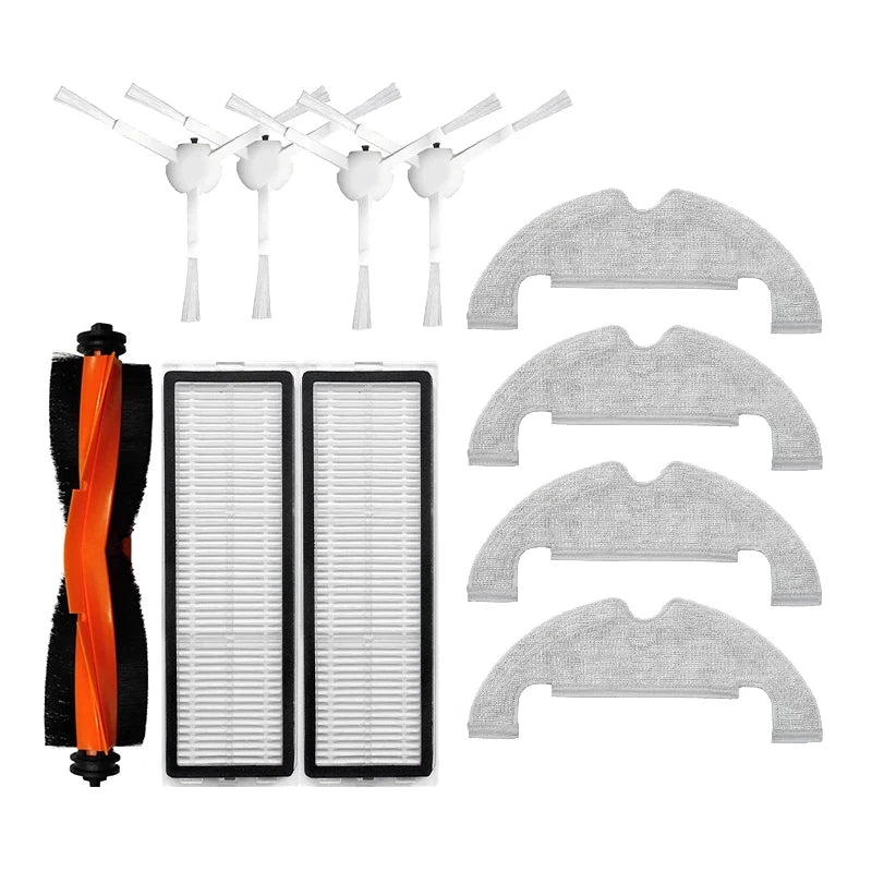 Accessories For Xiaomi Robot Vacuum X10 Robot Vacuum Cleaner Parts Replacement Main Side Brush Hepa Filter Mop Cloth Dust Bag