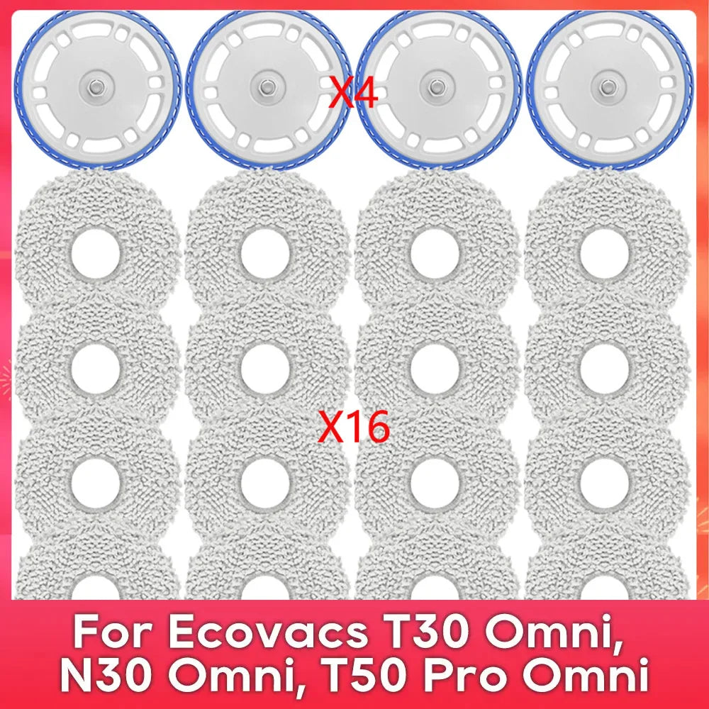 Mop Holder Bracket Fit For ( Ecovacs T30S COMBO T30 / T30 Pro Omni N30 / N30 Pro Omni T50 Pro Omni ) Part Accessories