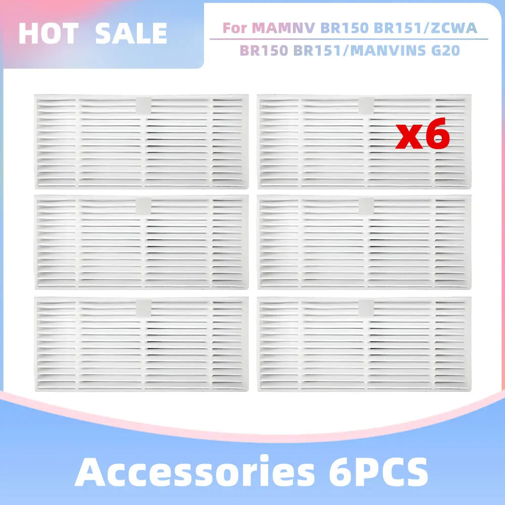 Fit For Teendow G20 iMartine BR151 DEERMA S40 XIEBro Life BR151 MAMNV BR150 BR151 Conga M10 Midea VCR04G Brush Filter Mop