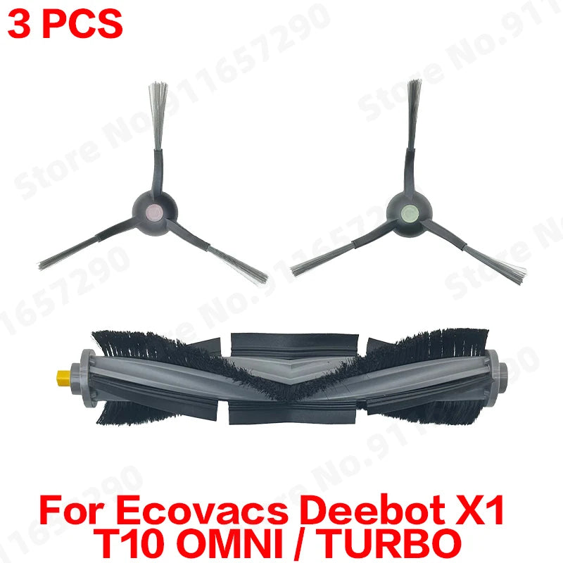 For Ecovacs Deebot X1/ T10 OMNI / TURBO Spare Parts Mop Dust Bag Hepa Filter Main Side Brush Dustbin Accessories