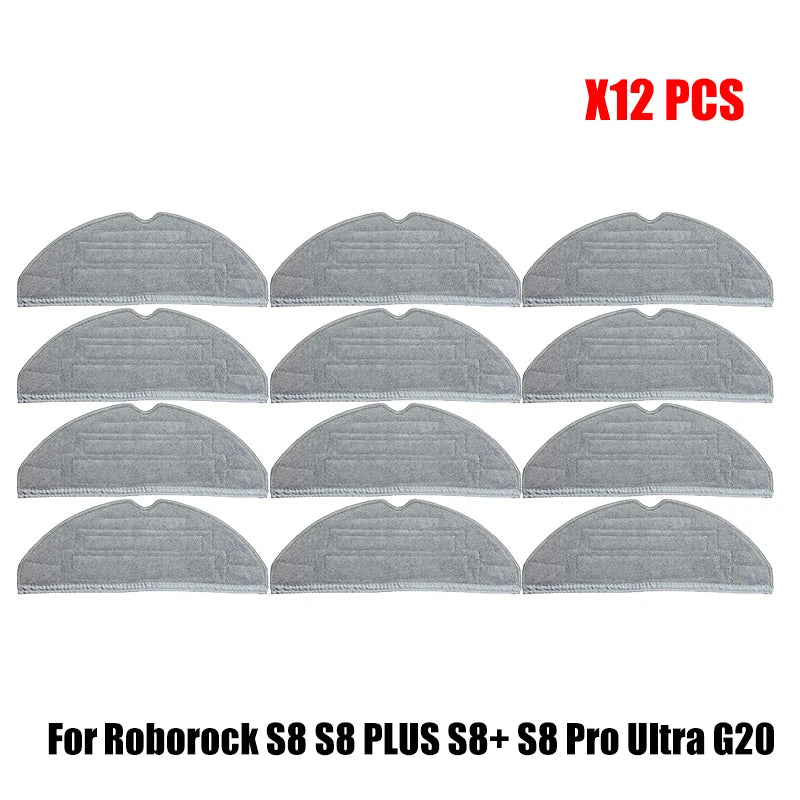 Mop Cloth for Roborock S8 S8 PLUS S8+ S8 Pro Ultra G20 Robot Vacuum Cleaner Accessories Double Vibration Mop Pad Rags Parts
