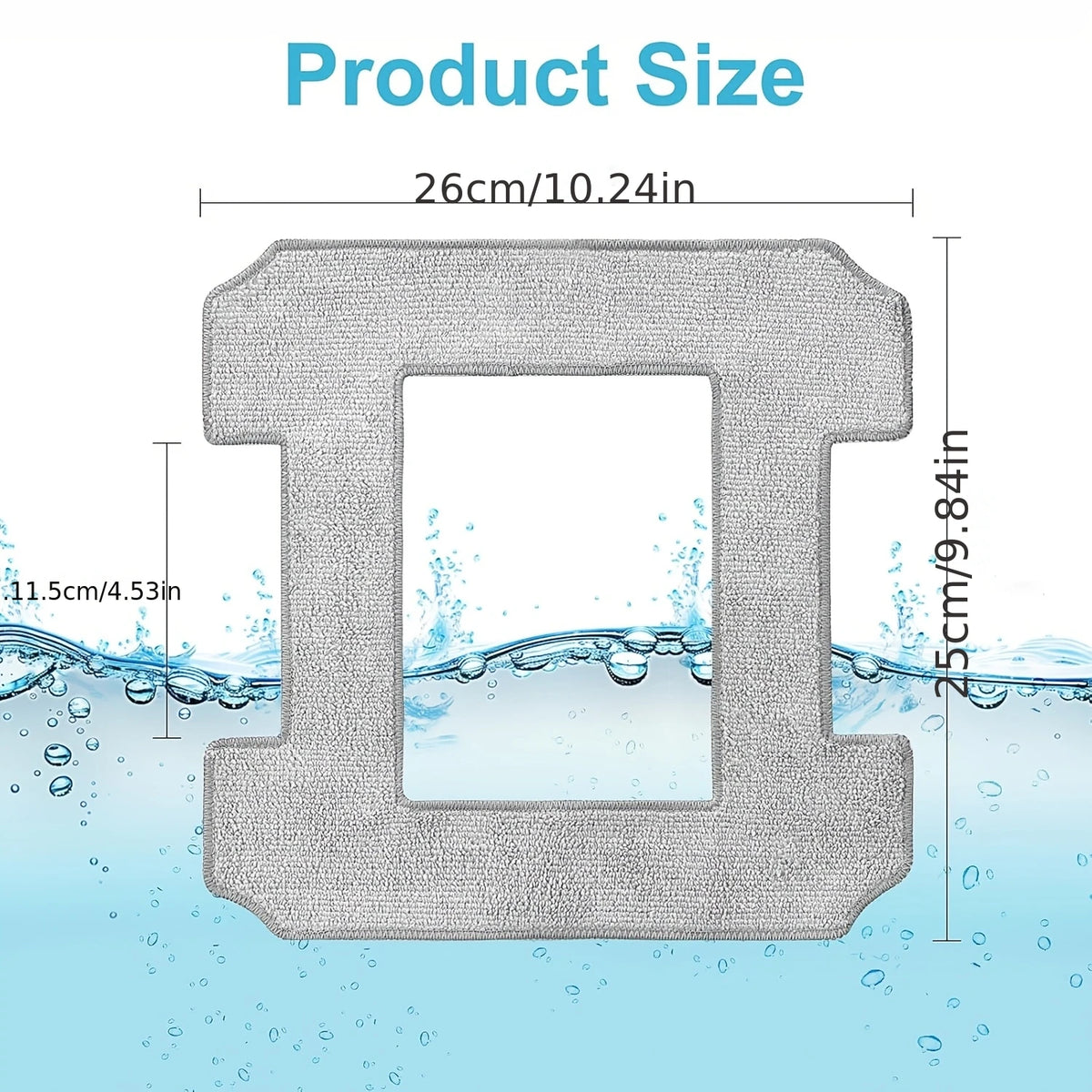6PCS Cleaning Pads for ECOVACS Winbot W1/W1 Pro/W2/W2 Pro/W2
