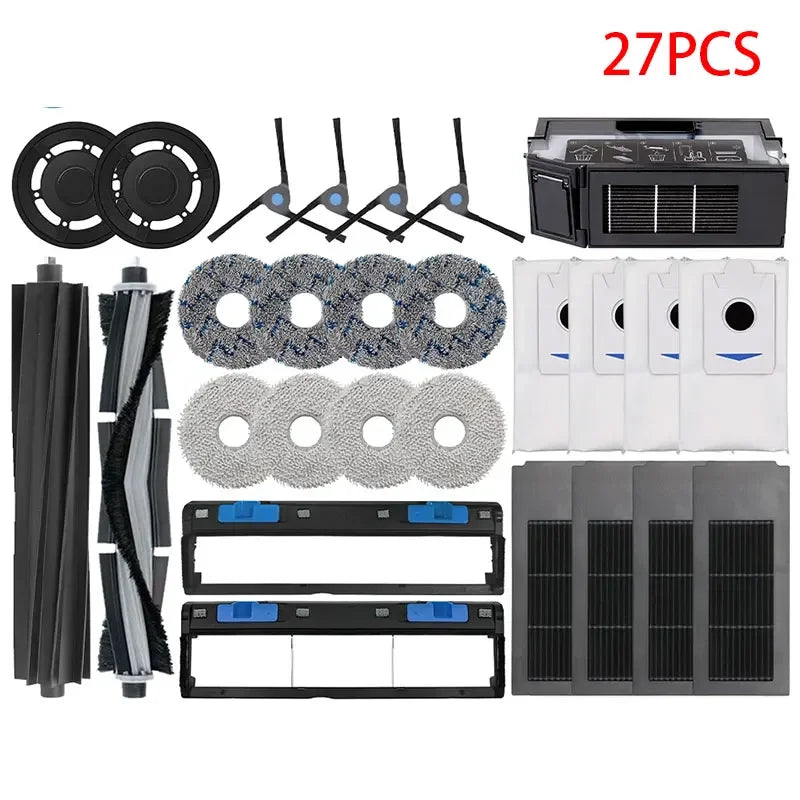 Ecovacs Deebot X2 Omni/ X2 Pro Robot Vacuum Cleaner accessories Dust bag Hepa Filter Main Brush Mop holder Dustbin Parts