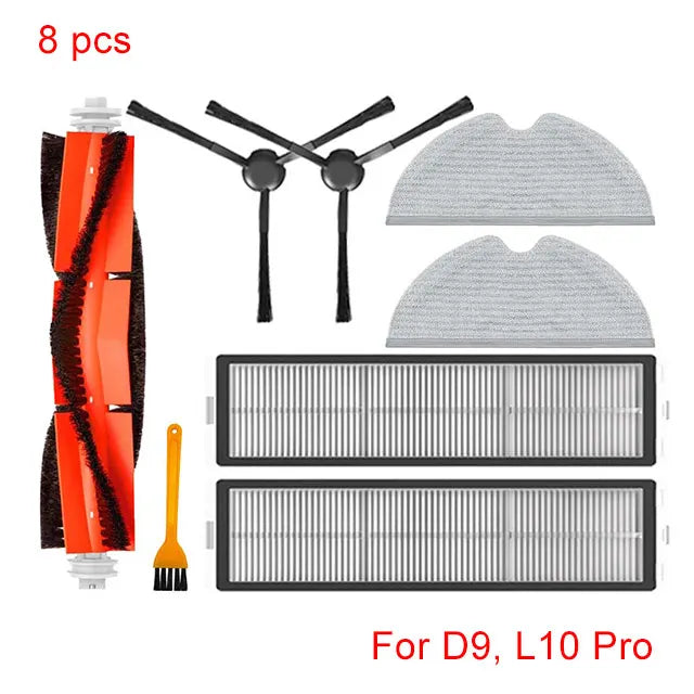 For Xiaomi Dreame D9 Dreame Bot L10 Pro Trouver Robot LDS Vacuum Finder Spare Parts Accessories Main Side Brush Mop Hepa Filter