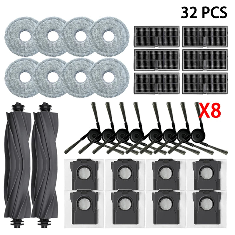 Dreame X40 Ultra / X40 Pro Robot Vacuum Cleaner Accessories Main Side Brush Mop Cloth Hepa Filter Dust Bag Spare Parts