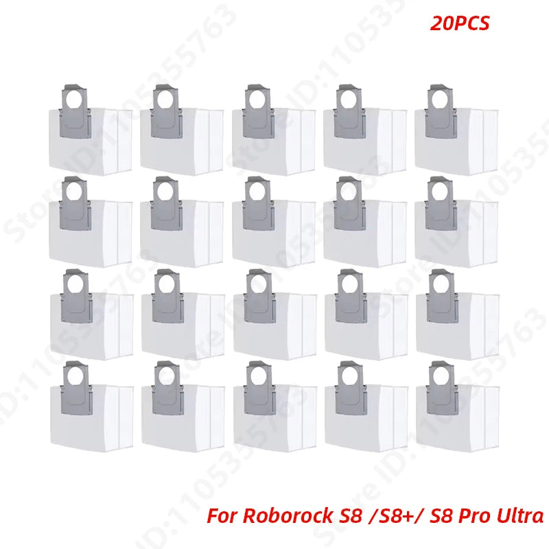 Roborock S8 Pro Ultra S8+ Robot Vacuum Cleaner Mop Choth Vacuum Bags Accessories Side Brush Filter Replaceable Spare Parts