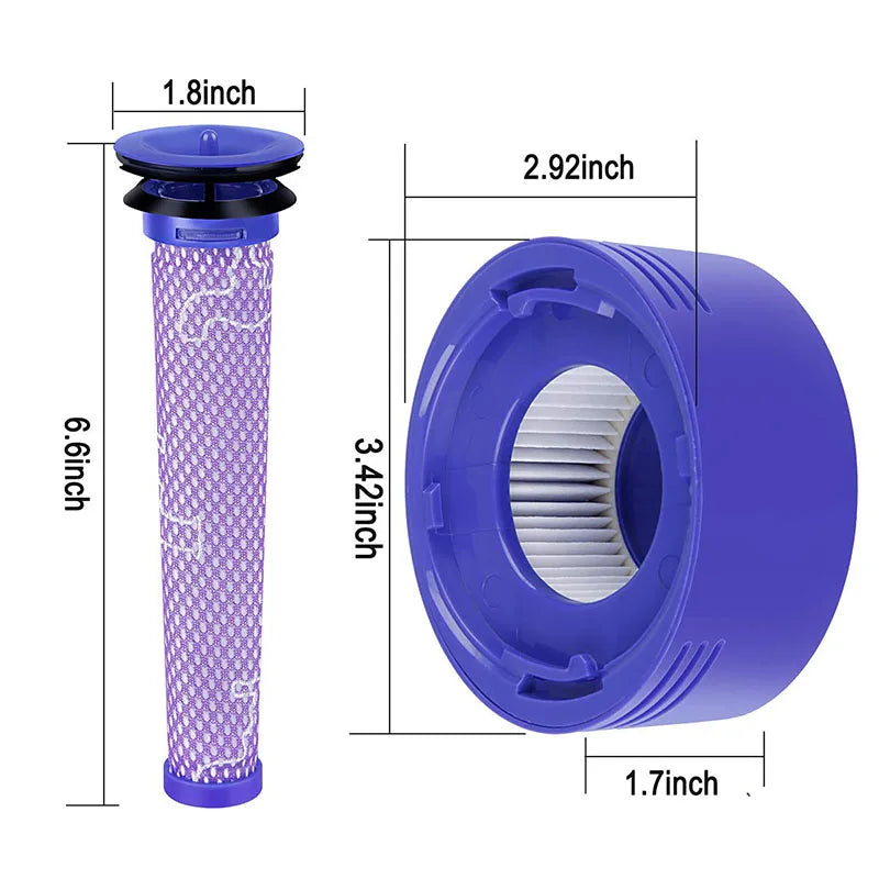 HEPA Filter for Dyson V8 V7 Accessories Robot Vacuum Cleaner