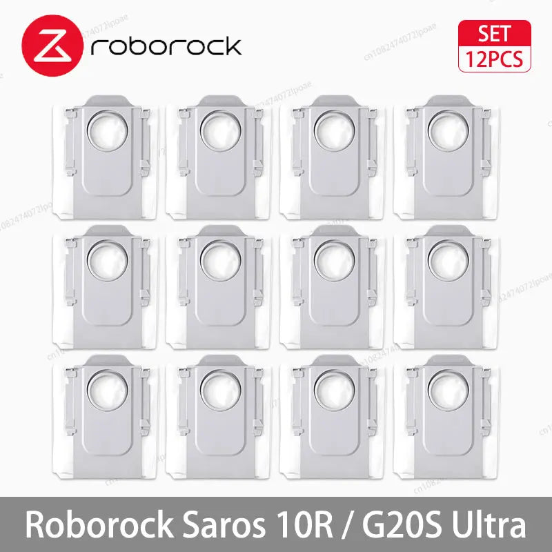Roborock Saros 10R / G20S Ultra Robot Vacuum Cleaner Accessories Main Side Brush Mop Cloth Hepa Filter Dust Bag Spare Parts
