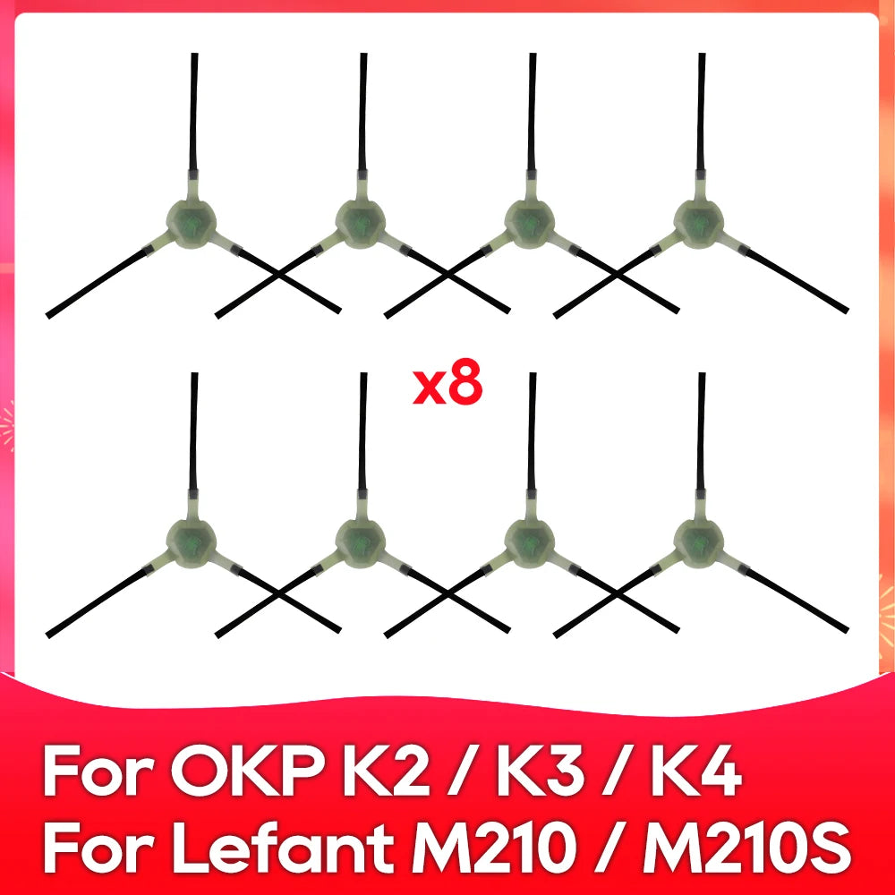 Compatible For Lefant M210 / M210S / M210B / OKP K2 / K3 Robot Vacuum Replacement Spare Parts Accessories Side Brush Hepa Filter