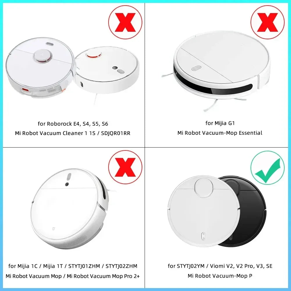 For Xiaomi Robot Vacuum S10 S12 T12 B106GL/Mop 2S XMSTJQR2S 