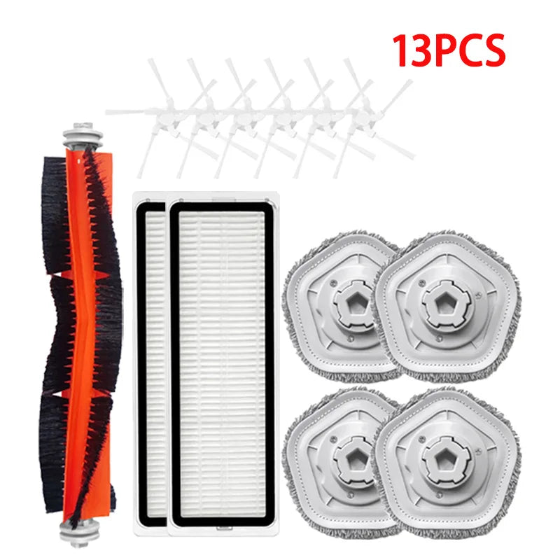 For Dreame Bot W10 / W10 Pro Accessories Robot Vacuum Cleaner HEPA Filter Main Side Brush Mop Cloth Pad Replacement Parts