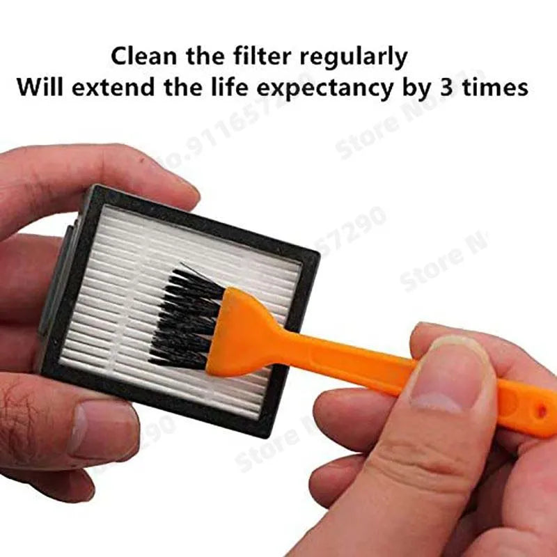 Hepa Filter Side Main Roll Brush for IRobot Roomba I7 E5 E6 