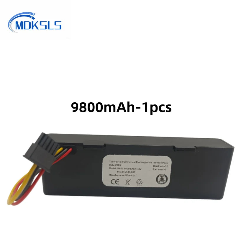 Original 14.4V 12800mAh 9800mAh STYTJ02YM Battery Compatible with Xiaomi Mijia LDS Mi Robot Vacuum-Mop P/2S