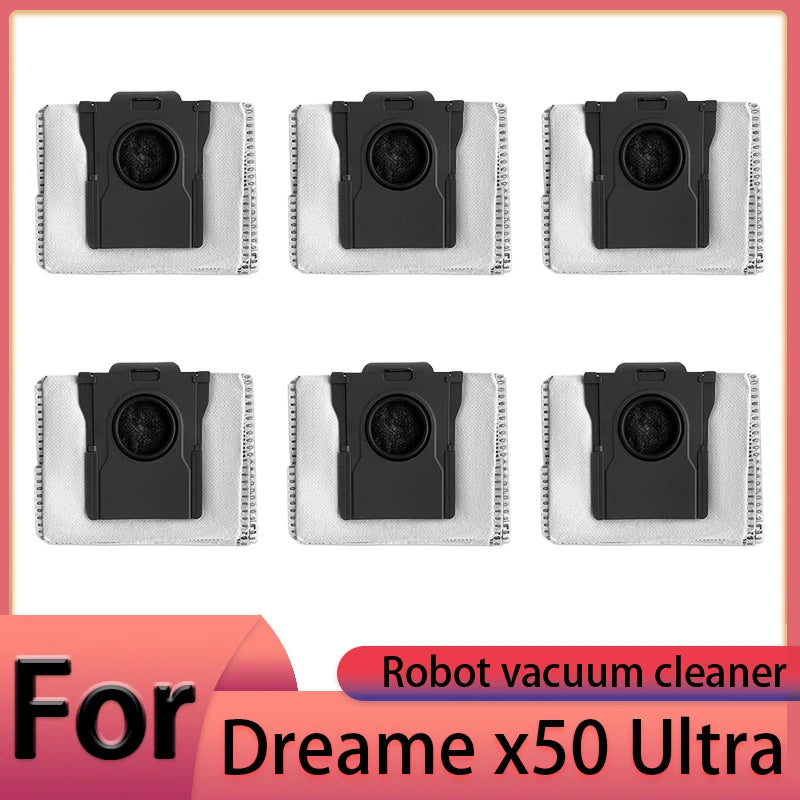 Dreame X50 Ultra Robot Vacuum Cleaner Accessories Main Brush Side Brush HEPA Filter Mop Cloths Dust Bag Spare Parts