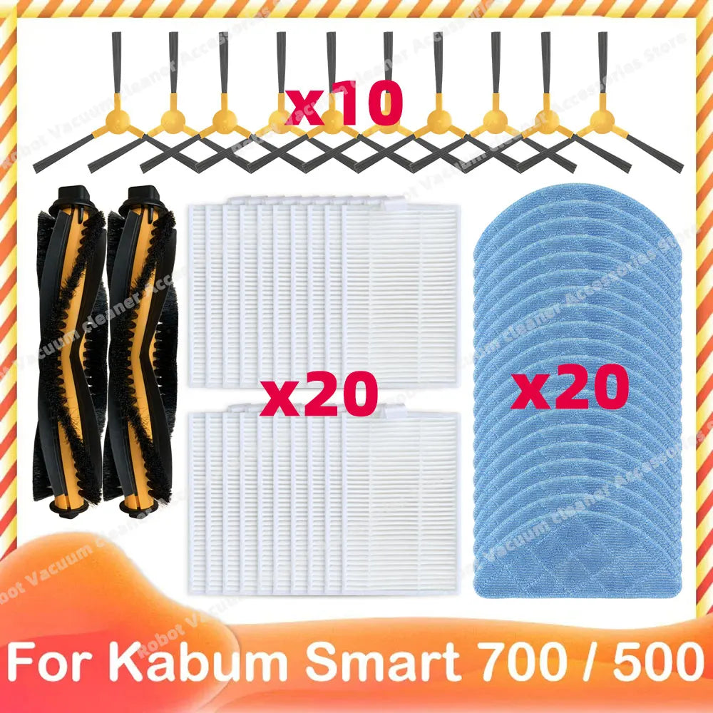 Compatible For Kabum Smart 700 / 500 / Blaupunkt Bluebot XBOOST / XPRO Main Side Brush Hepa Filter Mop Cloth Accessories Parts