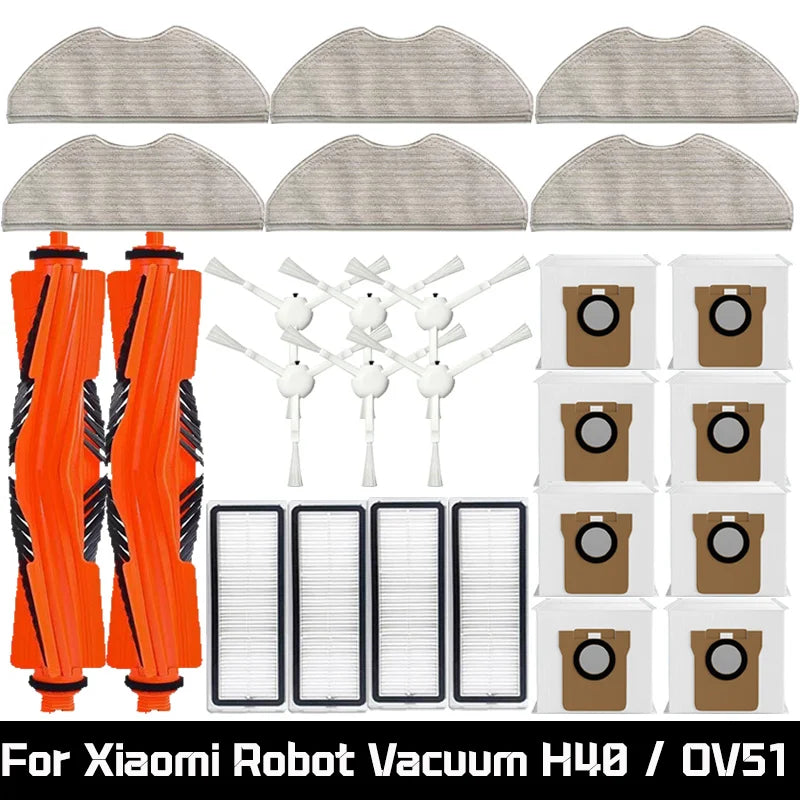 For Xiaomi Robot Vacuum H40 / OV51 Accessories Main Side Bru