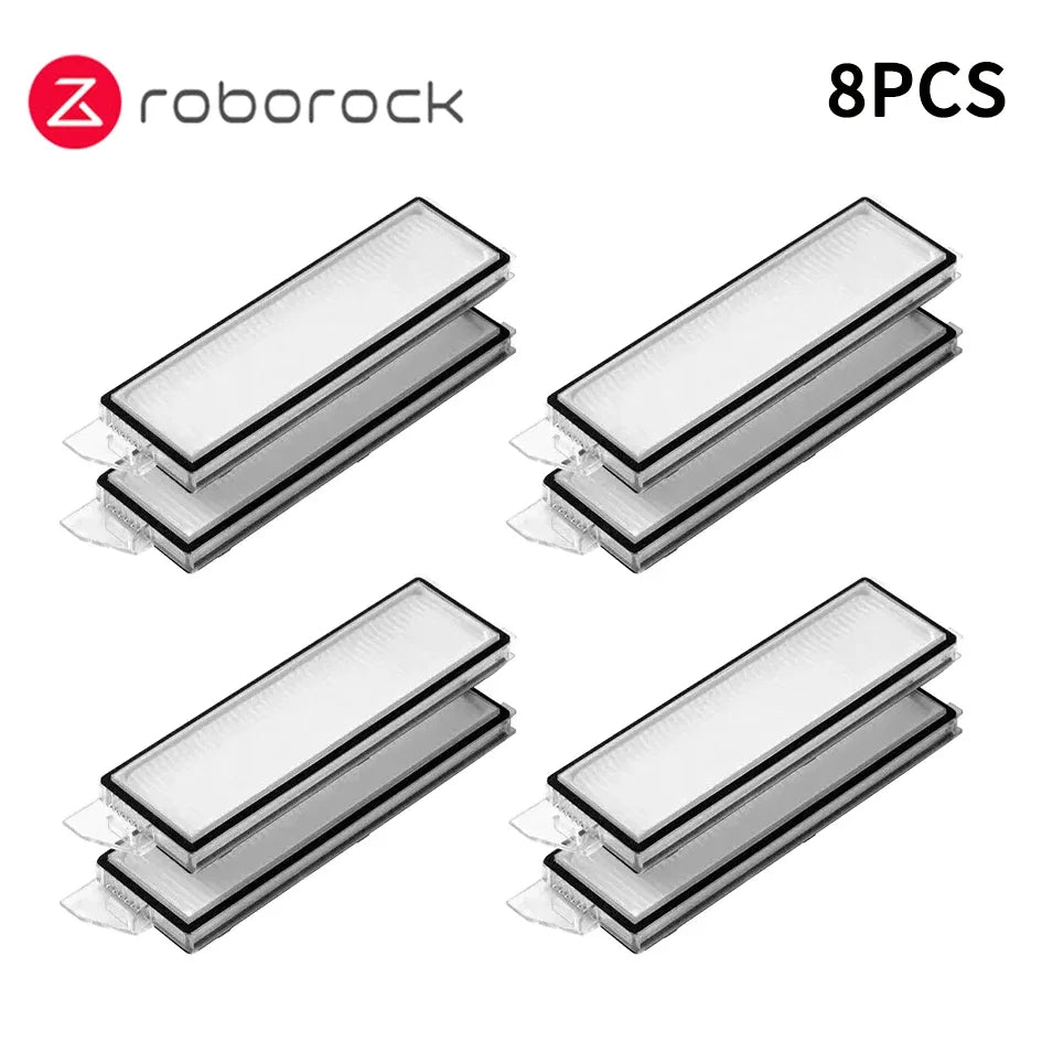 New Roborock S8 MaxV Ultra Robot Vacuum Spare Parts Main Side Brushes Mop Cloths HEPA Filters Dust Bags Accessories