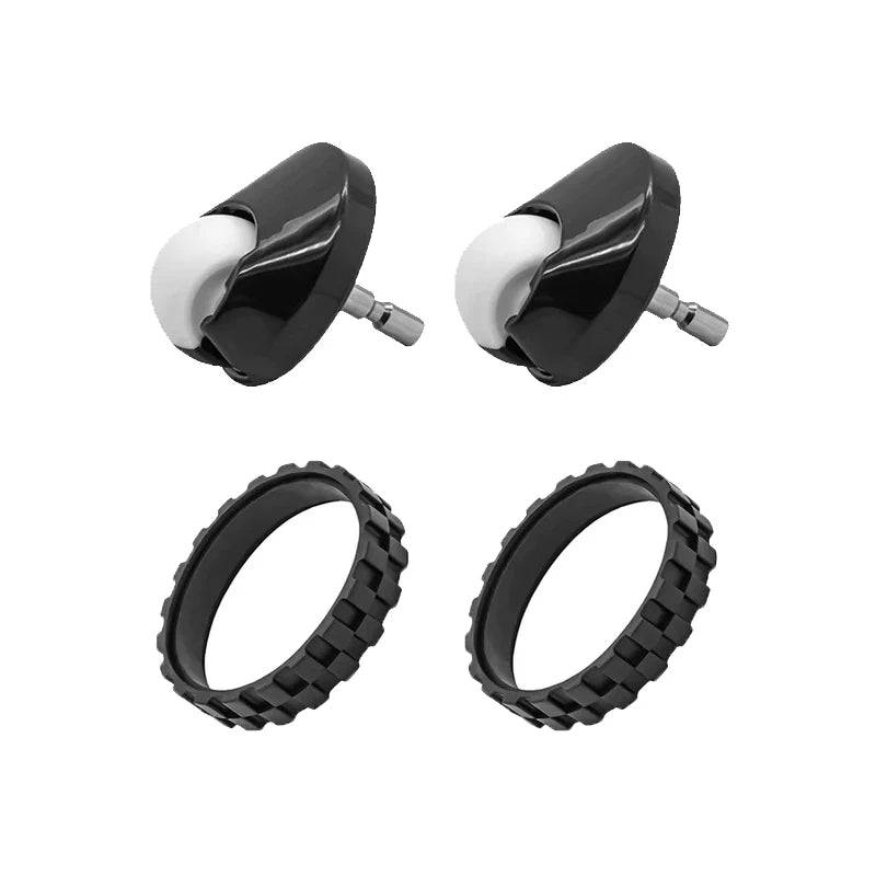 Front Wheel Tires Skin Parts For IRobot Roomba I7 E5 E6 500 600 700 800 900 Series Anti-Slip IRobot Roomba Cleaner Accessories
