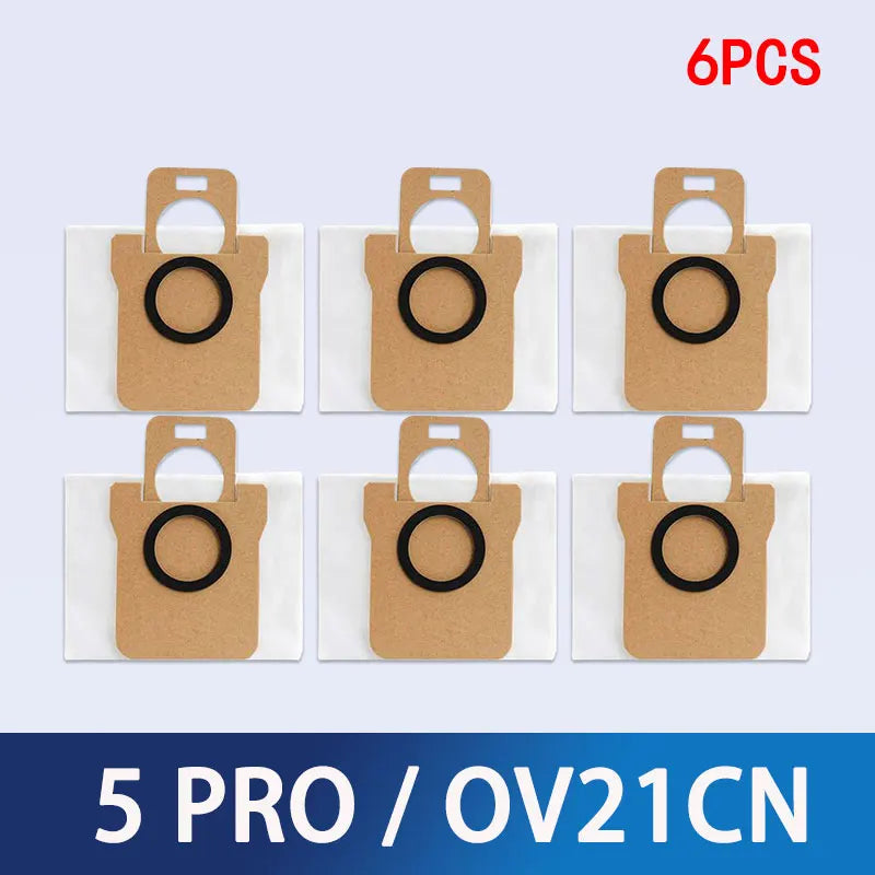 For Xiaomi Robot Vacuum 5 PRO/ OV21CN Accessories Main Side Brush Mop Cloth HEPA Filter Dust Bag Replacement Spare Parts