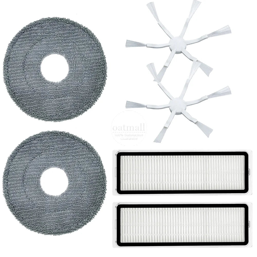 Compatible with Xiaomi Robot Vacuum X20 Plus / X20+ Accessories Vacuum Cleaner Spare Parts Replacement Kit Brush Filter Mop Pads