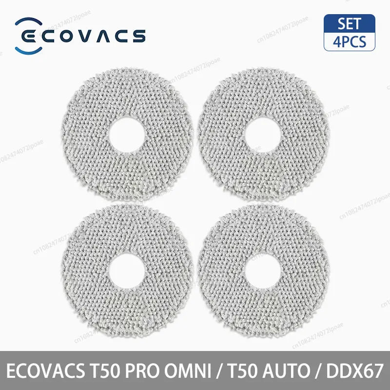 ECOVACS T50 PRO OMNI / T50 AUTO / DDX67 Robot Vacuum Cleaner Accessories Main Side Brush Hepa Filter Mop Cloth Dust Bag Parts