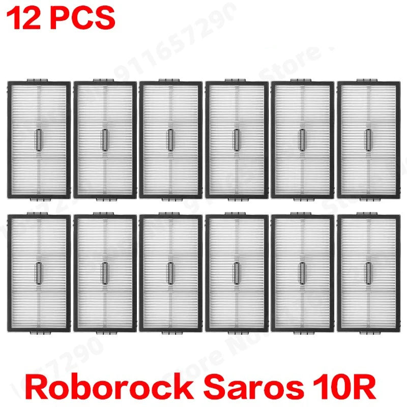 Roborock Saros 10R Spare Parts Main Side Brush HEPA Filter Mop Cloth Dust Bag Accessories Robot Vacuums Kit