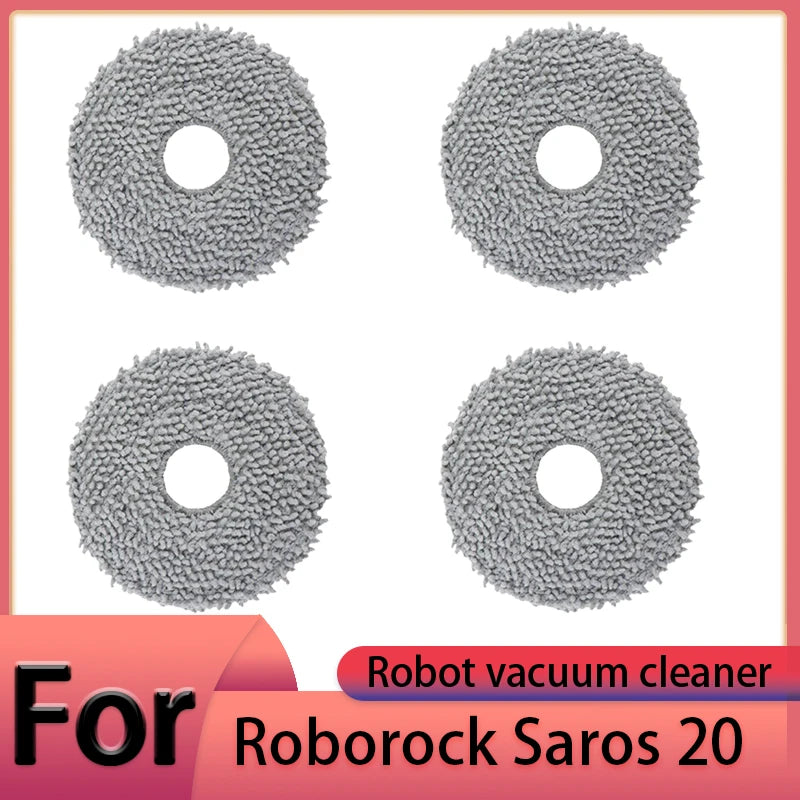 Roborock Saros 20 Robot Vacuum Cleaner Accessories Main Brush Side Brush HEPA Filter Mop Cloths Dust Bag Spare Parts