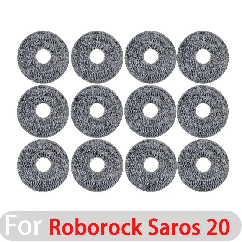 Roborock Saros 20 Robot Vacuum Cleaner Accessories Main Side Brush Mop Cloth Hepa Filter Dust Bag Replacement Spare Parts