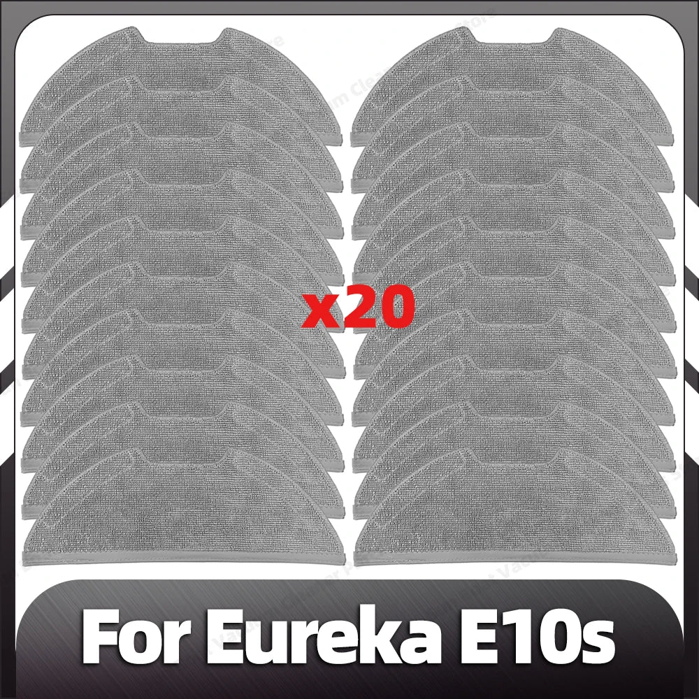 Compatible for Eureka E10s Robot Replacement Main Side Brush HEPA Filter Mop Pads Spare Parts Accessories