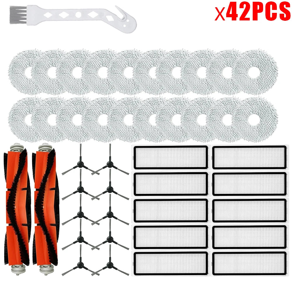 For Xiaomi Robot Vacuum S20+ / S10 Plus / B108GL / B105 / B108CN B113CN Spare Parts Main Side Brush Filter Mop Replacement