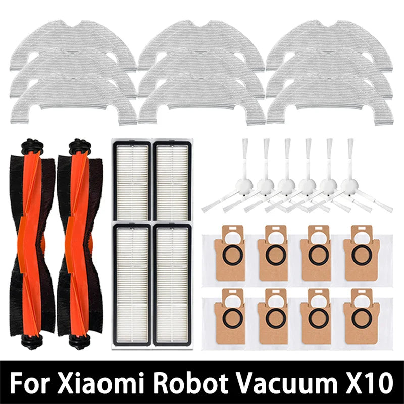 For Xiaomi Robot Vacuum X10 Parts Accessories Main Brush Sid